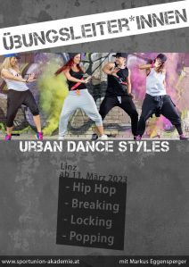 ÜbungsleiterInnen Urban Dance Styles