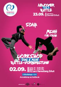EY! - express yourself - Battlevorbereitung Workshop