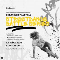 Streetdance Battle Series Upper Austria – Vol. 1